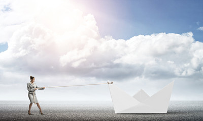 Obraz premium Water transporation concept