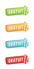Gratuit - bandeau étiquette