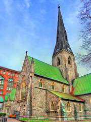 Fototapeta premium Christ Church Cathedral in Montreal, Canada