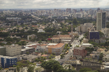 Fototapeta na wymiar Curitiba city view