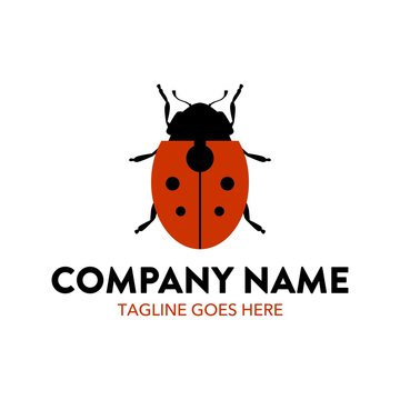 Unique Ladybug Logo Template