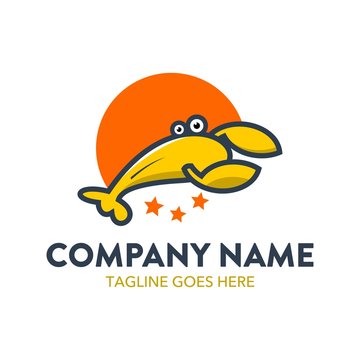 Unique Lobster Logo Template