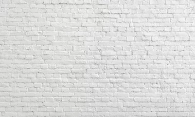 Printed roller blinds Graffiti White old brick wall urban Background.