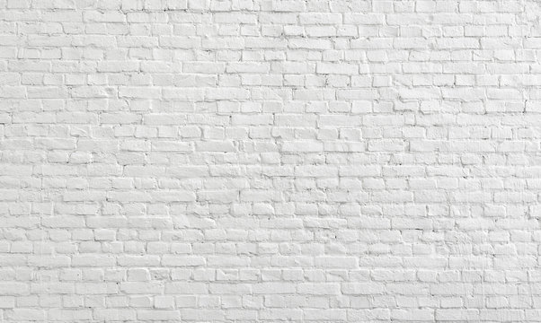 Fototapeta Biały stary ściana z cegieł miastowy tło.