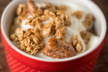 Granola Almonds Honey and Greek Yogurt, Yum!
