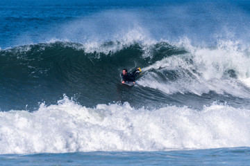 Obraz premium Bodyboarder in action