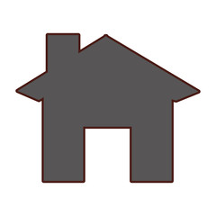 exterior house isolated icon vector illustration design