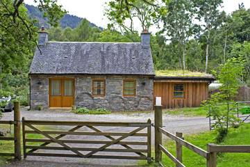 Fototapeta na wymiar Scotland Cottage