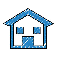 exterior house isolated icon vector illustration design