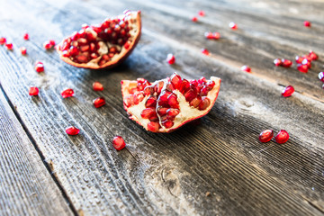 Split Pomegranate