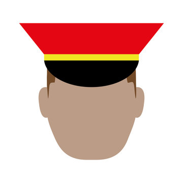 recommend clip art: hotel bellboy icon over white background colorful design vector illustration