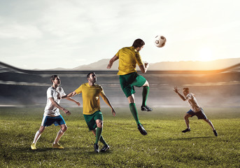 Fototapeta premium Football hottest moments
