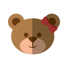 bear cute cartoon icon vector illustration graphic design