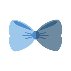 Naklejka premium Decorative bow isolated icon vector illustration graphic design