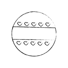 round decoration emblem icon vector illustration graphic design