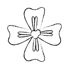 Fototapeta premium beautiful flower icon over white background vector illustration