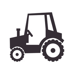 tractor job agricultural icon vector illustration graphic design