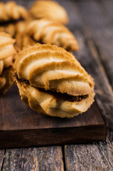 Traditional shortbread cookies
