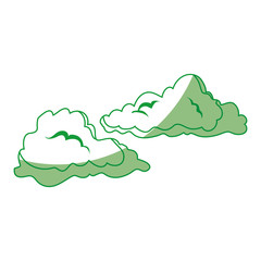 Cloud weather symbol icon vector illustration graphic design