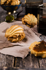 Traditional shortbread cookies
