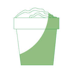 Fertile land for gardening icon vector illustration graphic design