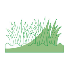 Grass and ground icon vector illustration graphic design