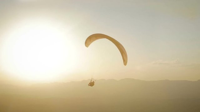 Paragling into the Sunset - Minas Gerais, Brazil
