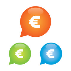 Bottle Euro Sign Icon
