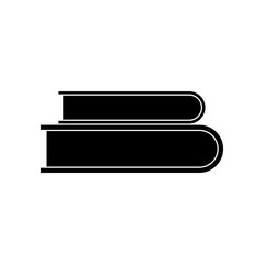 stack of books icon over white background vector illustration