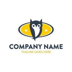 Unique Owl Logo Template