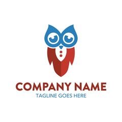 Unique Owl Logo Template