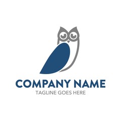 Unique Owl Logo Template