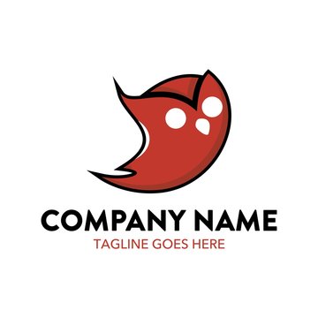 Unique Owl Logo Template