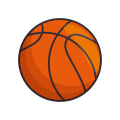 Fototapeta premium Basketball sport game icon vector illustration graphic design