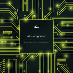 Circuit board vector background. Eps10 Vector illustration.