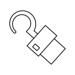 hook icon over white background vector illustration