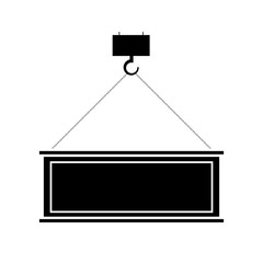 container icon over white background vector illustration