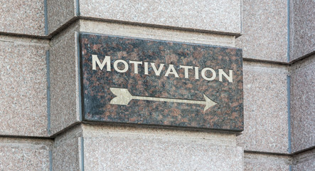Fototapeta premium Schild 204 - Motivation