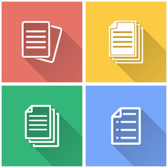 Document - vector icon.