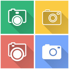 Photo - vector icon.