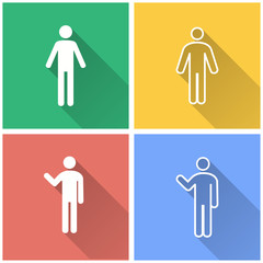 Man - vector icon.