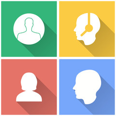 Assistance - vector icon.