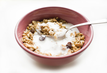 Useful breakfast. Healthy lifestyle. Good morning!