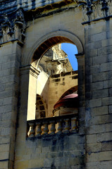 St. Publius Parish Church on sunny day in Floriana, Malta 
