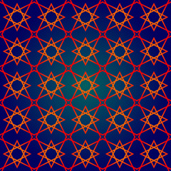 Obraz premium arabic star pattern