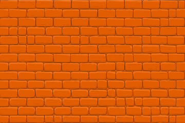 Red bricks wall. Seamless pattern background