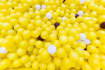 yellow balloons