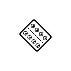 Medication and Medical Services Icon. Flat Design.