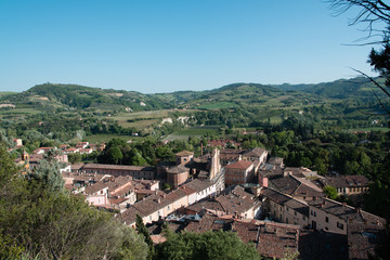 Fototapeta na wymiar Brisighella, one of the most beautiful villages in italy.