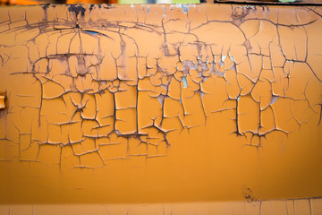 colorful rusted paint sections on old cars